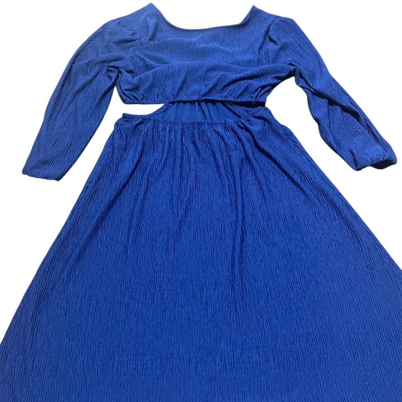 COBALT CUTOUT DRESS - Picture 6 of 7